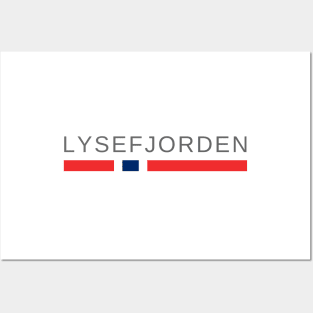 Lysefjorden Norway Posters and Art